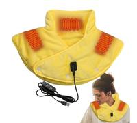 Heated Shoulder Cushion with Electric Massage - Wrap and Microwave Safe to Relieve Muscle Tensions | Comfortable Design For Home And Office