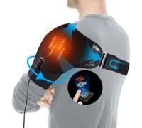 Heated Shoulder Protection - USB Powered, Adjustable Temperature, Black, for Left & Right Shoulders