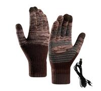 Heated Ski Gloves, Insulated Electric Heated Touch Heated Gloves - Thermal Gloves for Riding - for Cold Winter Cycling Skiing Outdoor Shuttle Camping Driving Hiking Office Travel
