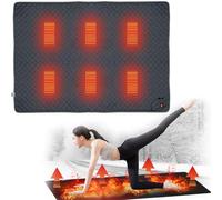 Heated Sleeping Bag Pad with 4 Heating Zones - Portable Camping Liner for Backpacking and Hiking