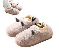 Heated Slippers Women's USB Warm Soft Plush Cuddly