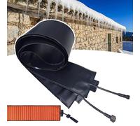 Heated Snow Melting Mats - Electric De-Icing Kit for Roof and Gutters to Prevent Leaks and Ice Dams