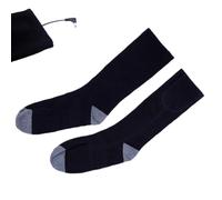 Heated Socks, 2025 Rechargeable Heated Socks, 2200mAh USB Extra Large Battery With 3 Heat Levels, Long Life Up To 6-8h Large Heating Area, Black/Gray, 20x10x28cm