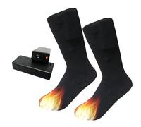 Heated Socks - Comfortable Washable Even Heating Heater - Washable Heated Socks - for Winter Snowboarding Sports Activities Outdoors Home Travel Family and Friends