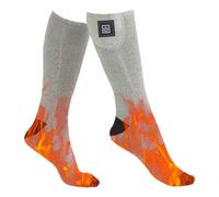 Heated Socks, Electric Heating Socks 3 Level Temperature Winter Heating Sock Cold-Proof Winter Warm Thermal Sock Fast Heatings for Outdoor Skiing Hiking Camping Fishing Ice Skate, Trekking