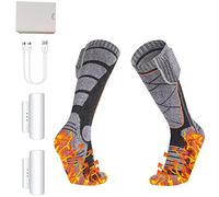 Heated Socks for Men Rechargeable Foot Warmer Heating Socks Electric Heating for Women Men Winter Outdoor A Winter Sports Equipment With Power Supply Socks Packages