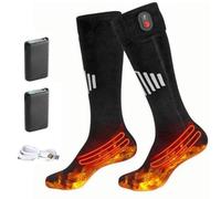 Heated Socks for Men Women, 5000mAH Battery Operated Heated Socks Rechargeable, with 3 Heating Levels, Washable, Perfect for Outdoor Activities like Hiking Fishing Skiing Hunting