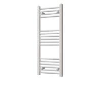 Heated Straight White Towel Rail - For Luxurious Bathrooms - Efficient Towel Warmer & Storage Rack - Bathroom Radiator Towel Rail with Stylish Towel Holder - Easy Installation - H1000mm x W400mm