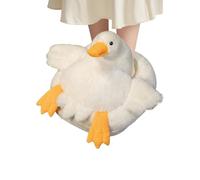 Heated Swan Style Foot - Warmth Pod, Quiet Temperature Core, Snug Plush Haven | Rapid Heat Circulation Comfort Dome, Chilly Season Home Office Lounging ComfortSphere