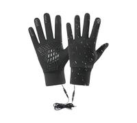 Heated Thermal Mittenos: Black Gloves, Rechargeable | Outdoor Waterproof Gear Winter Sports Ski Snowboard Hunting Motorcycles for Camping Staggering Hiking Running