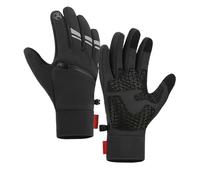 Heated Thermal Touchscreen Liners Rechargeable Battery Heating for Riding Ski Snowboarding Hiking Cycling Hand Warm Winter Sports (Black, XL)
