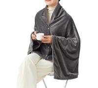 Heated Throw Blanket - Portable Wireless Shawl | Adjustable 3 Level Poncho | Knee, Turn, Shoulder, Foot Warmer for Women, Men | Ideal Outdoor, Indoor,