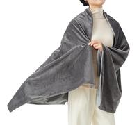 Heated Throw Blanket, Usb Rechargeable Wearable Shawl, 150x80cm/59.06x31.5 Inches 3-Level Adjustable Heater, Cozy Winter Wrap for Home, Car, Travel, Camping, Indoor, and Studio Use