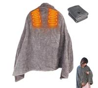 Heated Throw Blanket,Warm Shoulder Shawl,USB Electric Warming Throw Shawl | for Adults Women Winter Shoulder Back Neck Body Camping Travel Bed Office