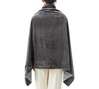 Heated Throw Blanket Warming Shawl Poncho Wrap, Lap Shoulder Foot Knee
