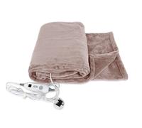 Heated Throw Electric Over Blanket Soft Fleece Comfort Control Sofa Bed Lounge