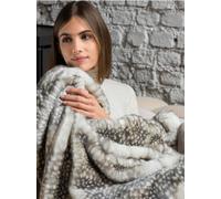 Heated Throw Luxury Faux Fur Electric Blanket Dreamland Relaxwell Deluxe Fallow