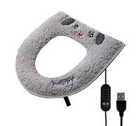 Heated Toilet Seat | Soft USB Rechargeable Adjustable Timer - Electric Toilet Seat Cover Washable, Bathroom, Toilet, Home, Hotel, Apartment, Dormitory, Holiday Home, Winter Cold Protection