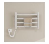 Heated Towel Rack, Wall Mounted Electric Radiator, IPX4 Waterproof, 4 Bars, 55°C Constant Temperature for Bathroom