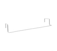 Heated Towel Rail Radiator, Metal Bathroom Towel Warmer Rack Over Radiator Clothes Airer, No Drill Hanging Shelf for Drying Socks and Garments, Available in(White-Large)