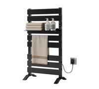 Heated Towel Rails for Bathrooms, Towel Warmer with Storage Shelf, WiFi Timer, and Room Towel Heater, Compatible with Alexa, Google Home, and App Control