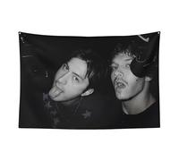 Heated TV Show Flag Rivalry Tapestry Merch Gay Hockey Romance Hollander Rozanov Flag Tapestry Poster Wall Hanging Banner Art Aesthetic For Dorm Bedroom Living Room Office Party Decor A10