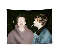 Heated TV Show Flag Rivalry Tapestry Merch Gay Hockey Romance Hollander Rozanov Flag Tapestry Poster Wall Hanging Banner Art Aesthetic For Dorm Bedroom Living Room Office Party Decor A08