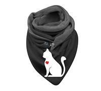 Heated Usb Scarf for Women Pale Blue Shawl Thank You Teacher Gifts Autumn Winter Holidays Scarves Button Casual Warm Soft Shawls Fashion Printing Wrap Women Scarf Sale Clearance