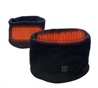 Heated USB Scarf - Green 42°C Temperature | Electric Neck Warmer with Anti-Leak Design | Polar Fleece Winter Warmer for Outdoor Sports Camping Cold Protection, Soft Lightweight, Rechargeable Friendly