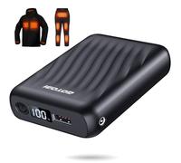 Heated Vest Battery Pack - Rechargeable 12V/5V 18400mAh Power Bank with LED Display and DC/USB/Type-C Output for Heated Jackets, Vests and Hoodies