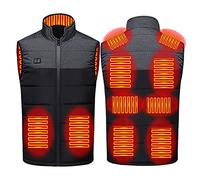 Heated Vest,Electric Lightweight Heated Vest For Men Women, Skating for Heated Jacket/Sweater/Thermal Underwear Battery,Black,M