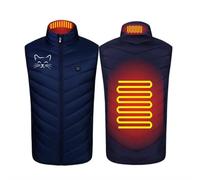 Heated Vest for Men and Women, USB Charging Heated Body Warmer Lightweight Heated Gilet Waterproof Windproof Waistcoat with 3 Temperature Levels Plus Size Washable Outwear Keep Warm in Winter S-5XL
