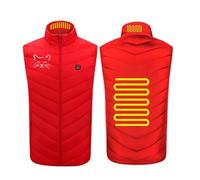 Heated Vest for Men and Women, USB Charging Heated Body Warmer Lightweight Heated Gilet Waterproof Windproof Waistcoat with 3 Temperature Levels Plus Size Washable Outwear Keep Warm in Winter S-5XL
