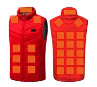 Heated Vest for The Family 3-Zone Heating Gilet with Adjustable Temperatures 3-6s Fast Warm Tech Power Bank Powered Windproof & Machine Washable Perfect for Outdoor: