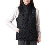 Heated Vest for Women, Heated Gilet with USB Electric Thermal Heated Body Warmer, 3 Heated Setting, Slim Fit Electric Heating Gilet for Motorcycle, Outdoor, Skiing, Camping, Hiking UK Clearanc