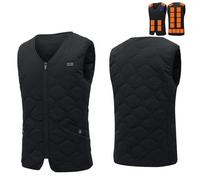 Heated Vest, Heated Jacket with USB Charging, 20 Heating Zones Heated Body Warmer, Lightweight Heated Waistcoat(4X-Large)