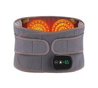 Heated Waist Belt, Far Infrared Heat Heated Back Brace with Heating Pad Operated by Rechargeable Battery for Herniated Disc and Scoliosis Pain Relief