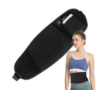 Heated Waist Pad, Heated Pad Belt, USB Heated Belt with Hand Pocket, 3 Heat Settings, Portable Waist Warmer for Women Men Outdoor Activities