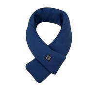 Heated Warmer Scarf, Neck & Shoulder Heating Pad for Pain Relief, USB Rechargeable, 3 Adjustable Vibration Intensities for Cold Weather, Wrap Camping, Cycling, Hiking, Women and Men Blue
