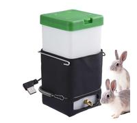 Heated Water Bottle - 1 L No-Drip Brass Nozzle Hamster Water Bottle | 7.09x3.15x3.15 Inches Anti-Bite Hamster Waterbottle For Ferrets Birds Mouse Cockatiel