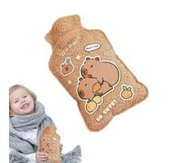 Heated Water Bottle,Hot Water Bottle - Cute Cartoon Hot Water Pack for Warming Hands Feet, Portable Water Filled Foot Warmer Winter Accessories Heating Pad
