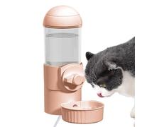 Heated Water Bowl for Dogs, Thermostatic Siphon Hamster Drinking Accessories, Gerbil Cage Water Bottle, for Cold Weather Pet Owners Garage Barn Patio Kennel Cat House