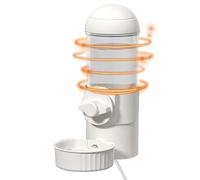 Heated Water Bowl for Dogs | Thermostatic Siphon Hamster Drinking Supplies,Gerbil Cage Water Bottle,for Cold Weather Animal Shelters Farm Owners Barn Kennel Cattery Hospital Sugar Glider