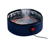 Heated Water Bowl USB Powered Large Capacity 3-Temp Pet Supplies Dog Waters | Warm Liquid For Puppy And Kitten with Adjustable Heat Levels for Yard Poultry Outside Buildings Sized Items Measure 3.3"