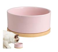 Heated Water Feeder - 4.8 Inches Ceramic Dish, USB Thermal Feeder, Self Heating Drinking With Stable Base | Encouraging Cats Dogs Consistent Hydration Supporting Indoor Outdoor Placement Maintaining