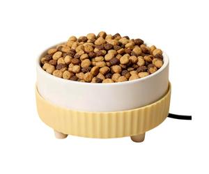 Heated Water Feeder - 5.31 Inch | Ceramic Feeder - USB thermostatic pet drinker preventing freezing and keeping fresh water for dogs cats birds chickens and ducks supporting healthy hydration in winte