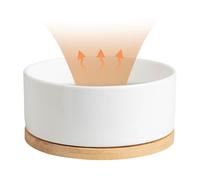 Heated Water Inlet, Pet Water Bowl, Leakproof Heated Thermal Water Bowl For Dogs, Ceramic Pet Heating Bowl, Multifunctional Cat Bowl Co