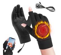 Heated Wear for Men | Electric USB Rechargeable Ski Mittens & Heated Hand Warmers for Snowboarding, Skiing, Hiking, Biking, Running, Driving & Outdoor Winter Work | Warm Thermal Gear for Cold Weather