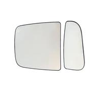 Heated Wing Mirror Glass Compatible With Dodge For Ram 1500 2500 3500 2010 2011 2012 2013 2014 2015 2016 2017 2018 2019 2020 Truck Wide Angle Tow Heated Mirror Glass(Small big R)