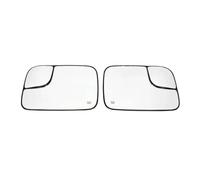 Heated Wing Mirror Glass Compatible with Dodge For Ram 3500 SXT 2008 For Ram 3500 Sport 2006-2007 For Ram 2500 SXT 2008 Heated Auto Side Mirror Glass(A pair)